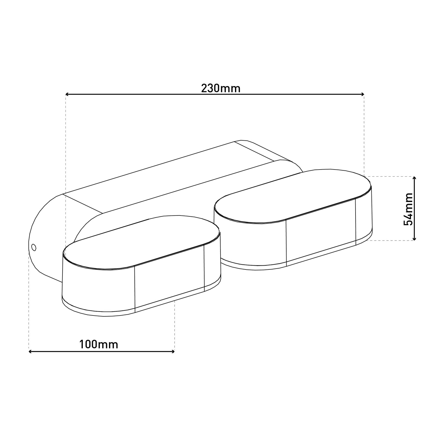 LED Außenwandleuchte "MOTUS"