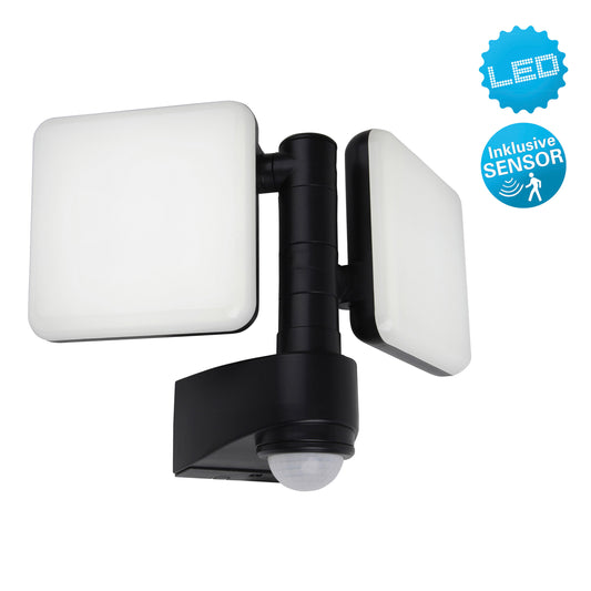 LED Außenwandleuchte "JARO" L:33cm 360°Bewegungsmelder