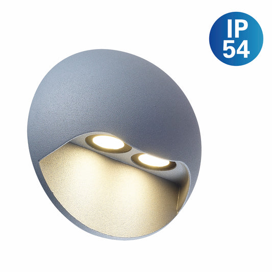 LED Außenwandleuchte "VEDUS" d:13cm
