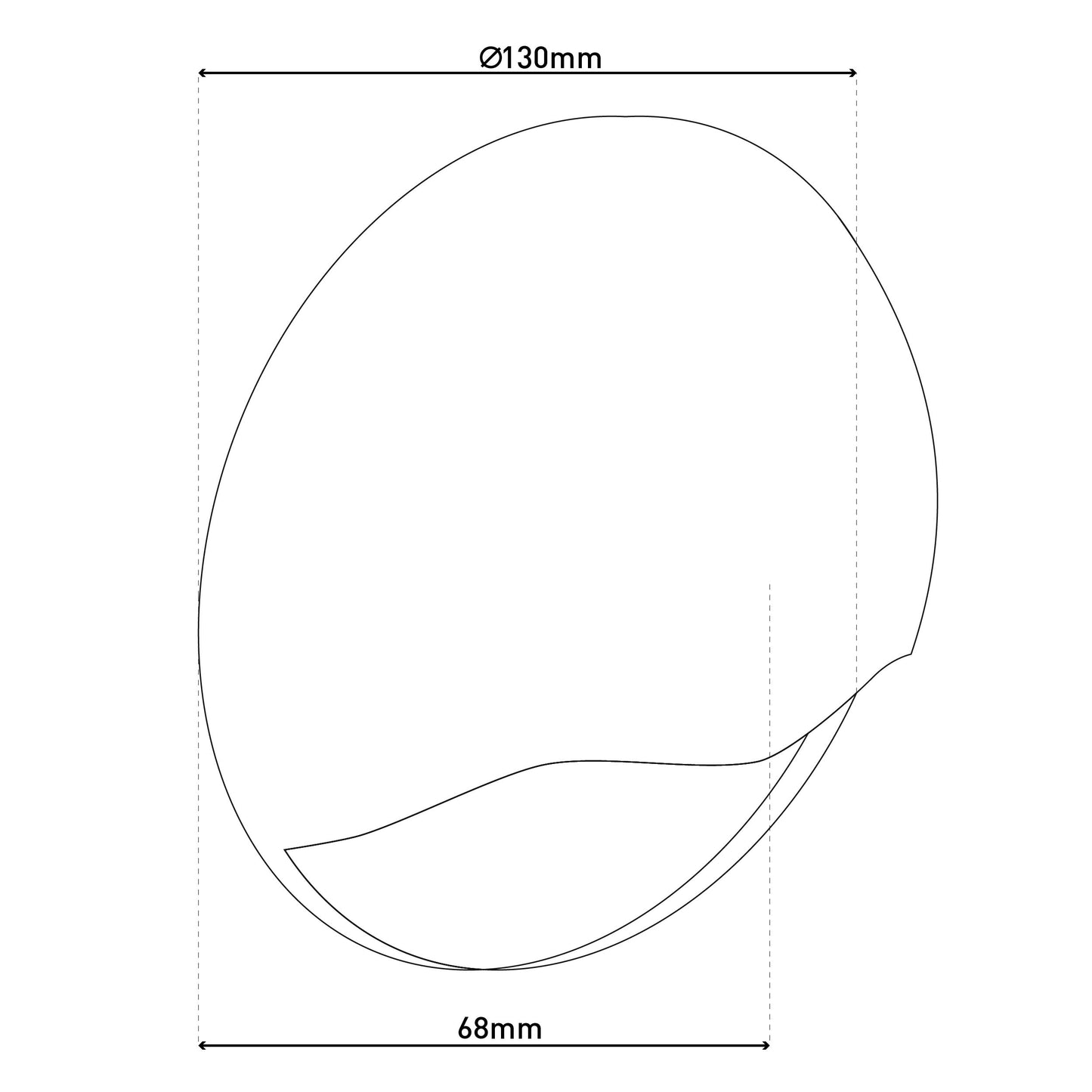 LED Außenwandleuchte "VEDUS" d:13cm