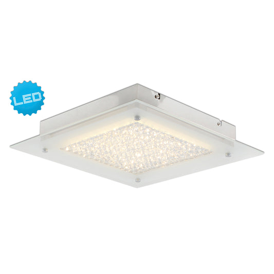 LED Deckenleuchte "GLASGOW" L/B:36cm