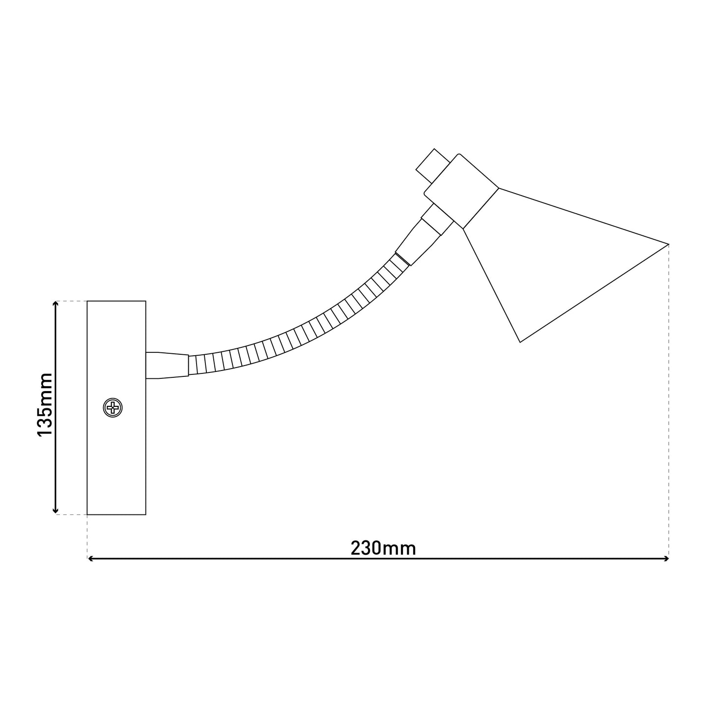 LED Wandleuchte "COPPER"
