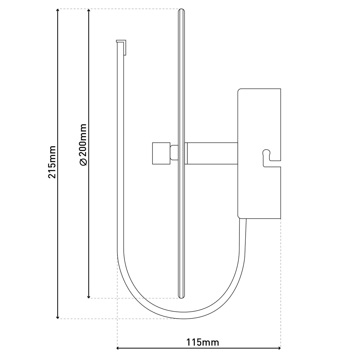 LED Wandleuchte "LUCCA"