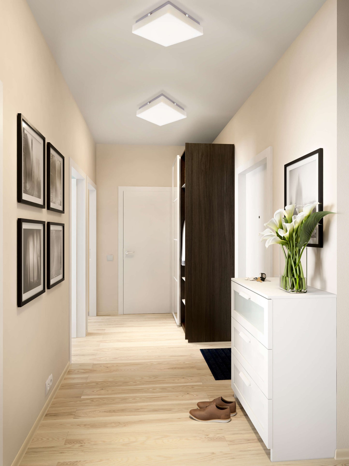 LED Deckenleuchte "TRONDHEIM" mit Sensor