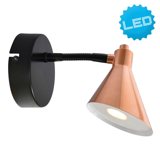 LED Wandleuchte "COPPER"