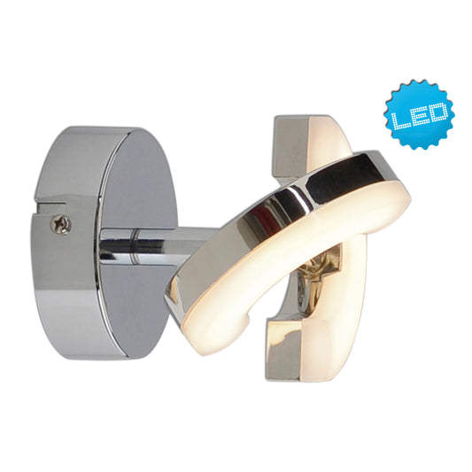 1er LED Wand-/Deckenspot "AFFI" H: 13,5cm