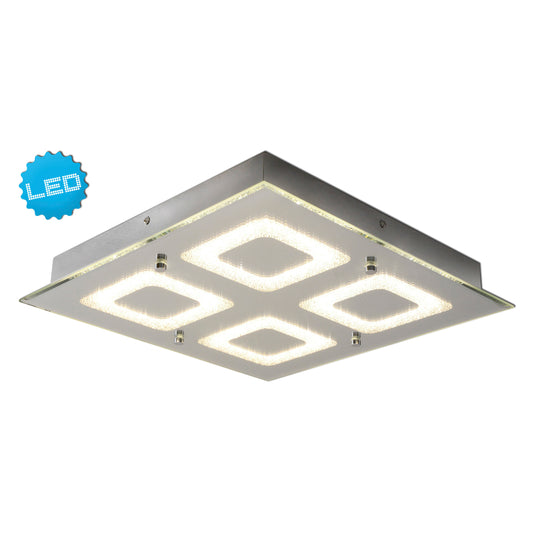 LED Deckenleuchte "MIRROR" L/B: 36cm