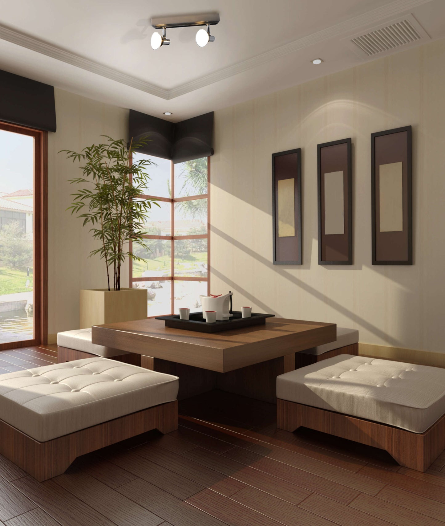 2er LED-Deckenspot "JERICHO"