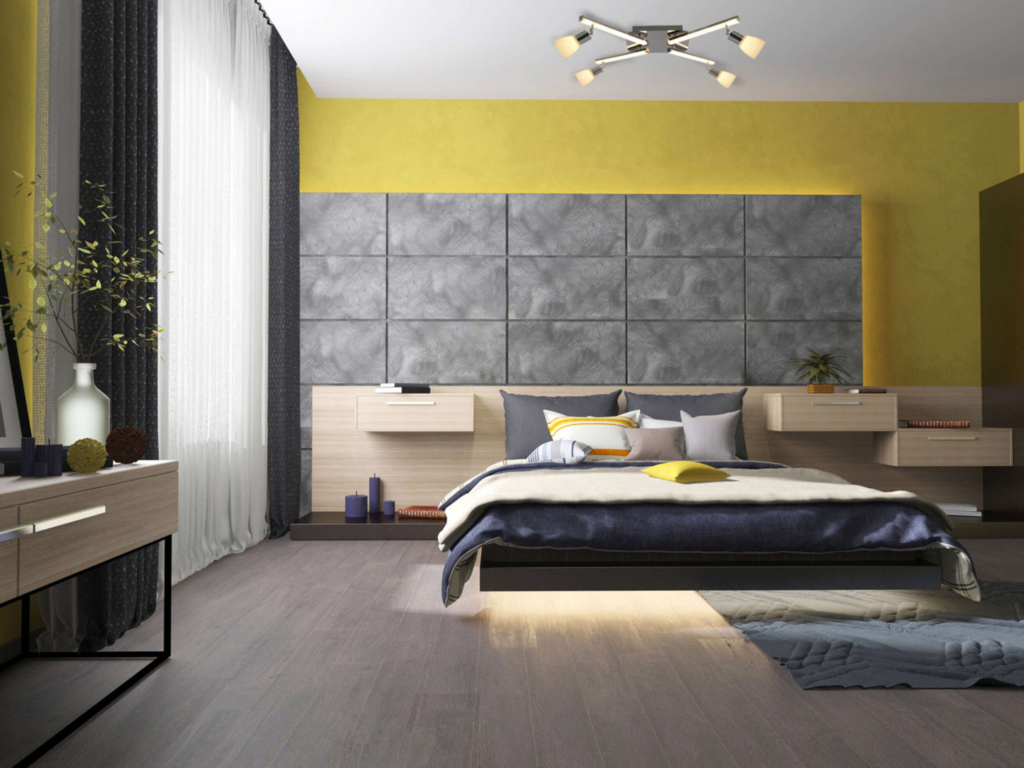 LED Deckenleuchte "IBIZA" B: 68 cm