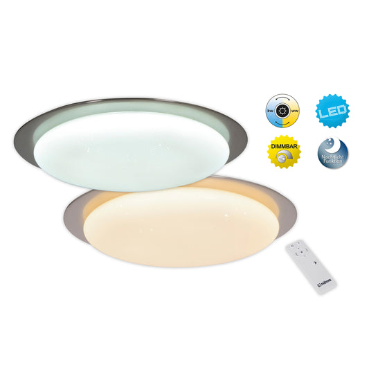 LED / CCT Deckenleuchte "AUCKLAND" Ø: 42cm