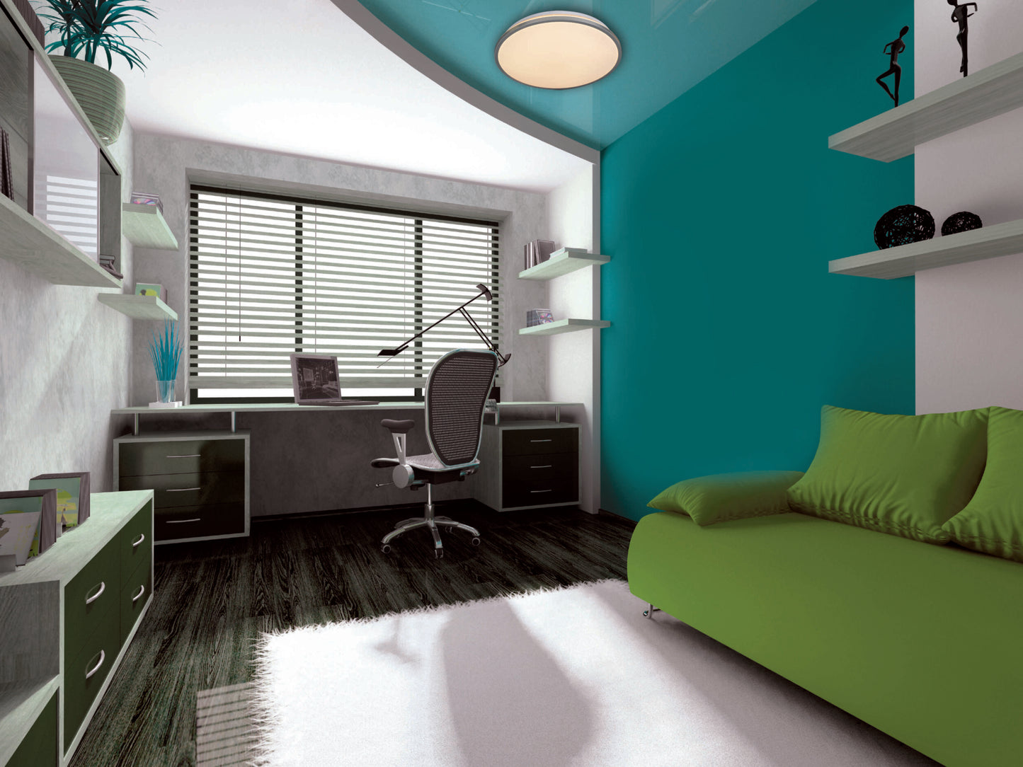 LED Deckenleuchte "ALICANTE" Ø:39cm