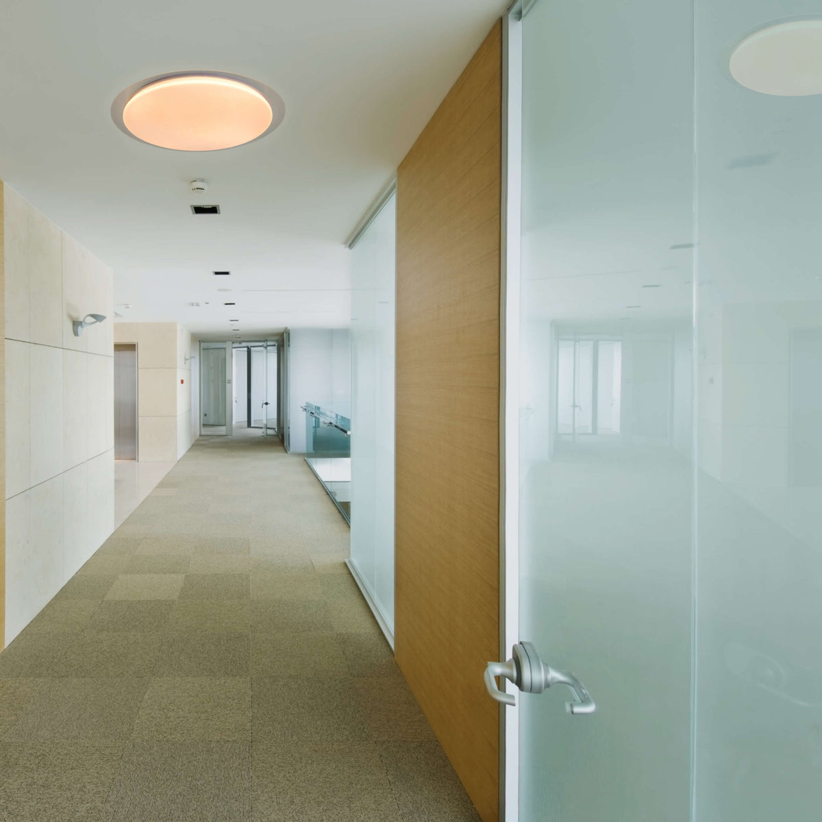 LED / CCT Deckenleuchte "LOCARNO" Ø: 46cm weiß
