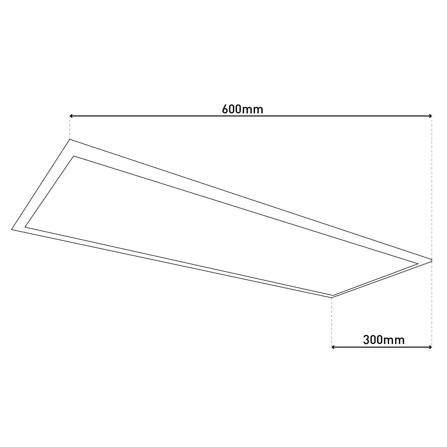 LED Panel-Deckenleuchte "SALTA"