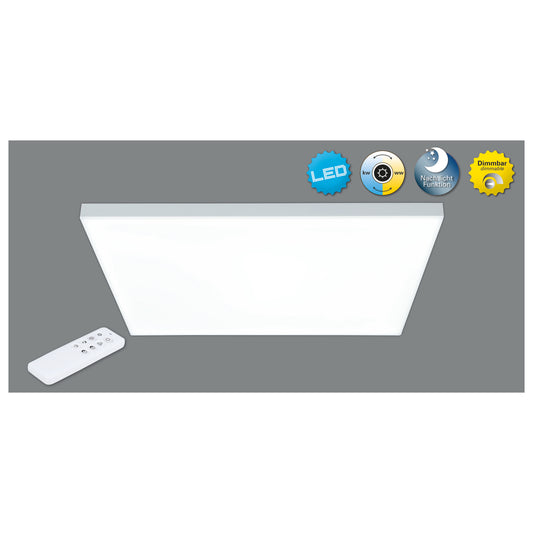 LED / CCT Panel-Deckenleuchte "CARENTE" L/B: 45cm - rahmenlos