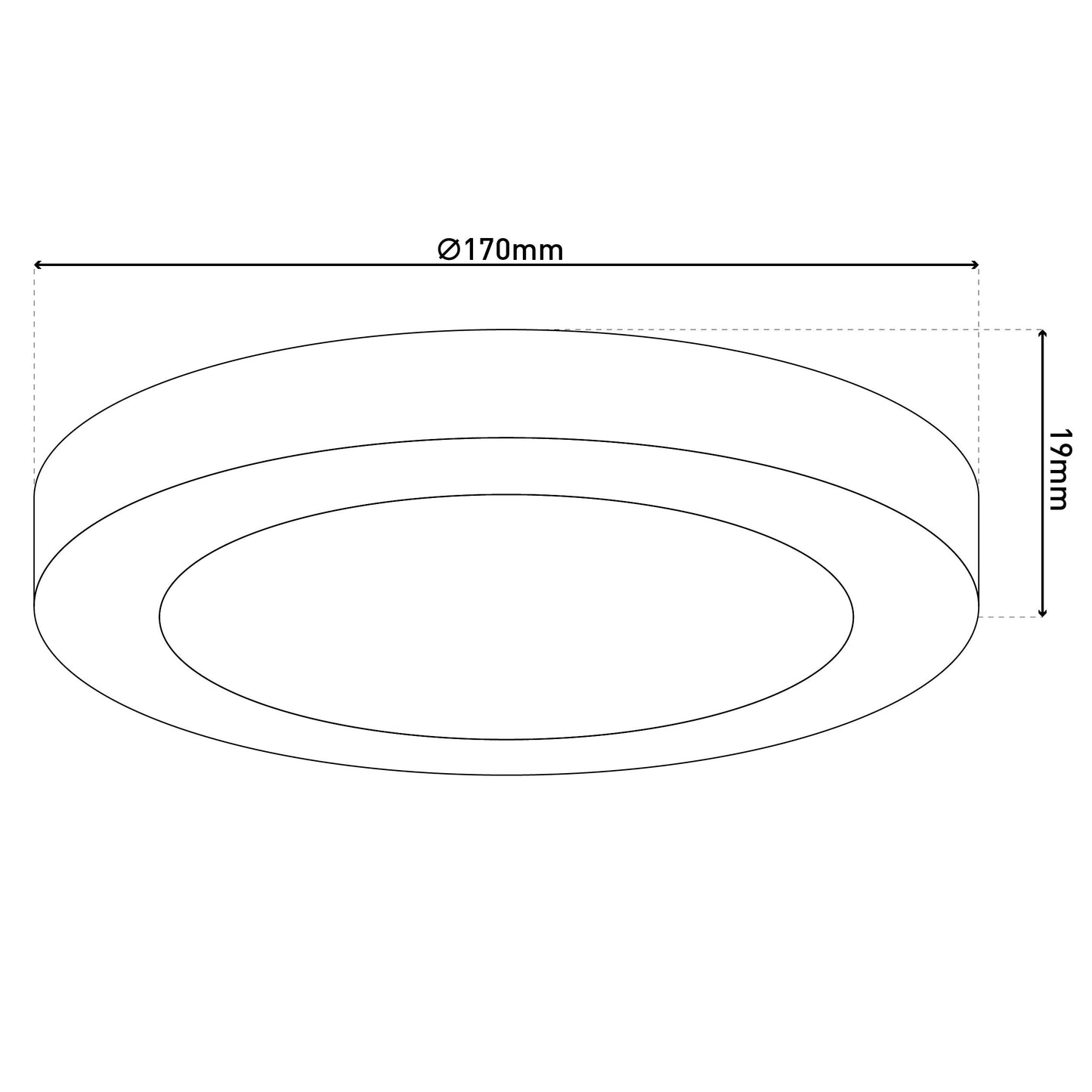 LED Deckenleuchte "BONUS" Ø: 17cm