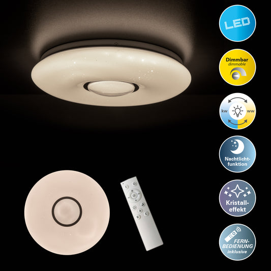 LED / CCT Deckenleuchte "PICTON" Ø: 50cm