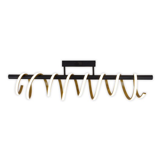 LED Deckenleuchte "BELLEZA" L: 100cm gold