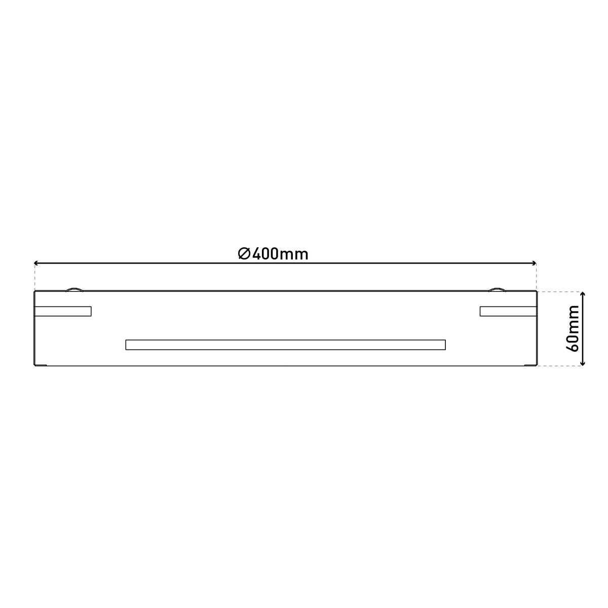 LED Deckenleuchte "VENTURA" Ø: 40cm