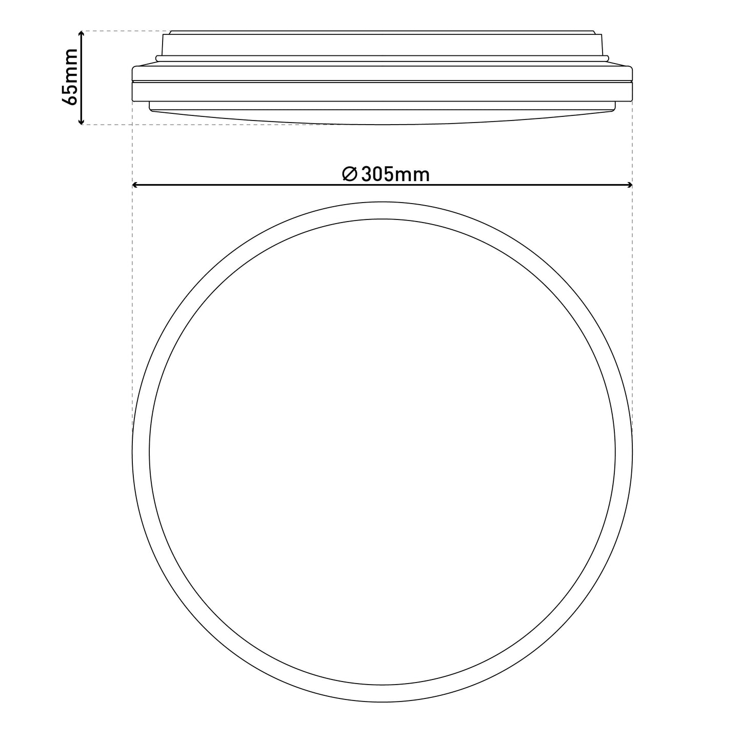 LED Deckenleuchte "IRVINE"