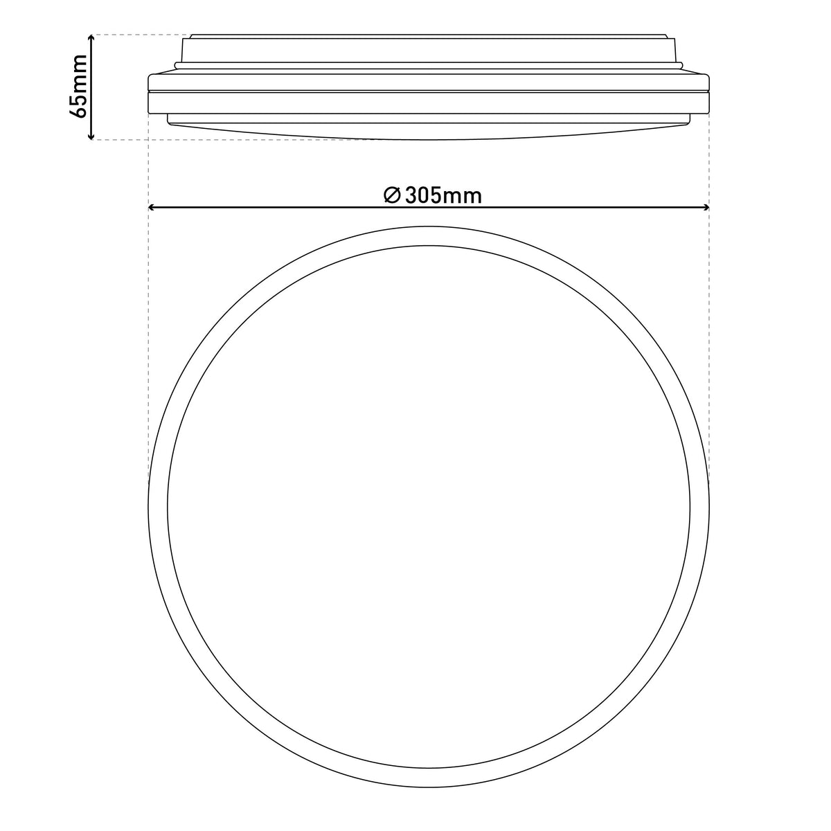 LED Deckenleuchte "IRVINE"