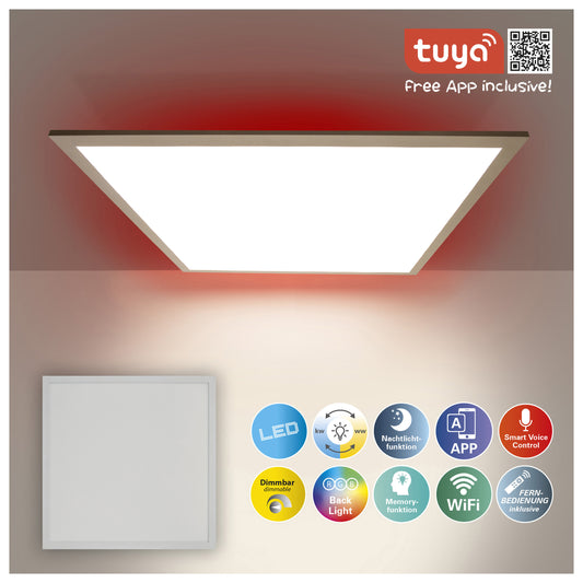 LED / CCT / RGB Backlight Panel L/B: 45cm weiß