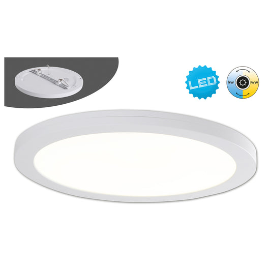 LED / CCT Deckenleuchte "BONUS" Ø: 29cm weiß