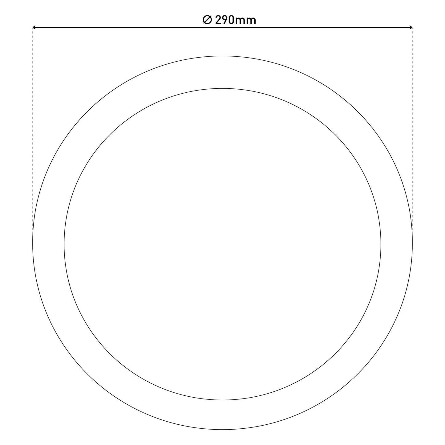 LED / CCT Deckenleuchte "BONUS" Ø: 29cm weiß