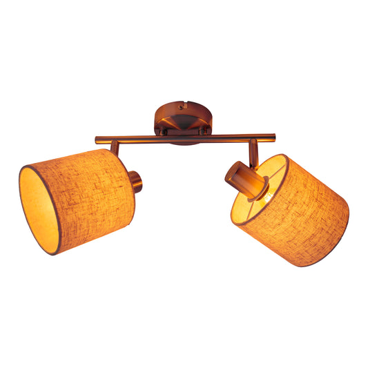 2er Wand-/Deckenleuchte "MARON" L: 46cm