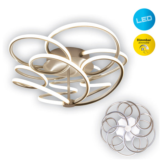 LED Deckenleuchte "RIZADO" Ø: 57cm