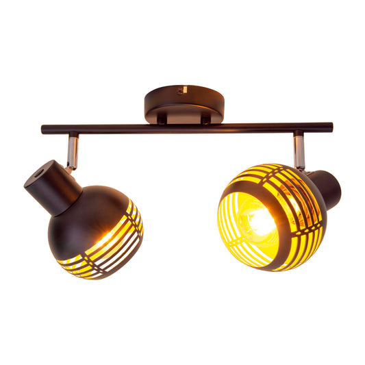 2er Wand-/Deckenleuchte/Spot "CASCO" L: 36cm