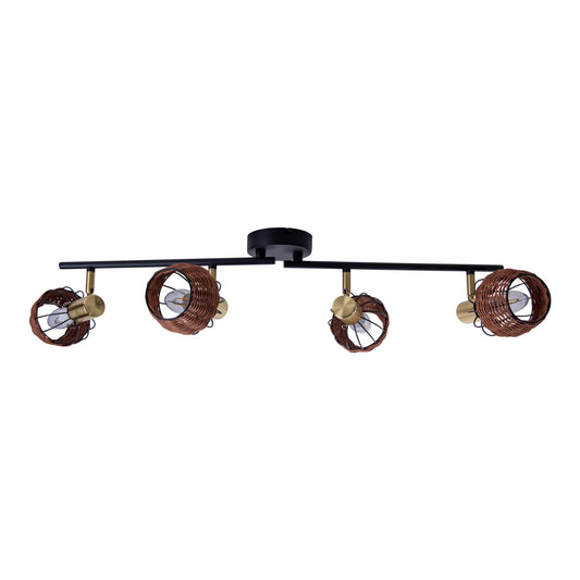 4er Deckenleuchte/Spot "CORBIS" L: 78 cm