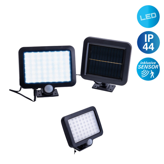 LED Solar Außenwandleuchte "PEPE"
