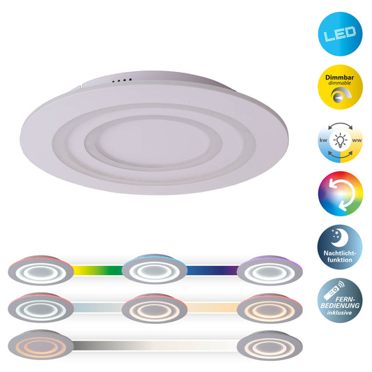 LED /CCT/RGB Deckenleuchte "MIREL" Ø: 50cm