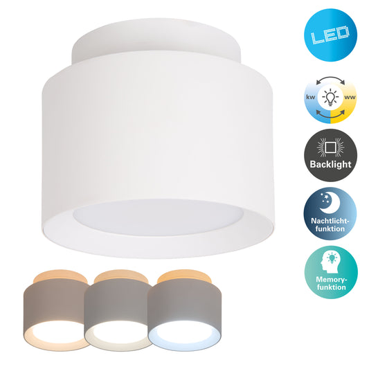 LED / CCT Spot "TRIMES" Ø: 14cm weiß