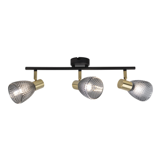 3er Spot Wand-/Deckenleuchte "LINDITA" L: 53,5cm