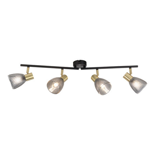 4er Spot Wand-/Deckenleuchte "LINDITA" L: 76cm