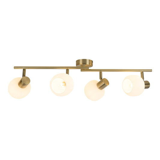4er Spot Wand-/Deckenleuchte "LEARTA" L: 70cm