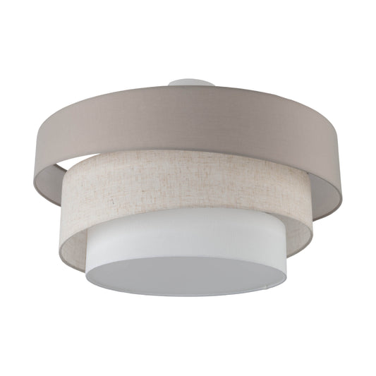 Deckenleuchte "FABRION" Ø: 56cm beige