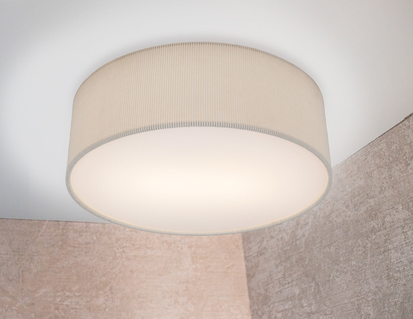 Deckenleuchte "ARDITA" Ø: 40cm beige