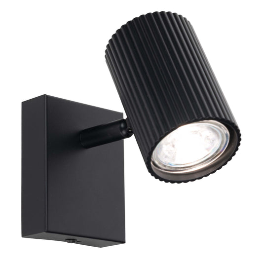 1er Spot Wand-/Deckenleuchte "TINNIS" L: 13cm schwarz