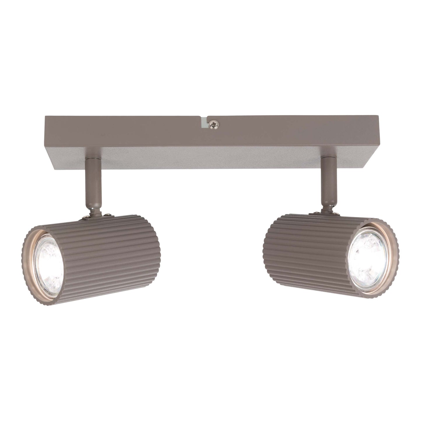 2er Spot Wand-/Deckenleuchte "TINNIS" L: 26cm sand