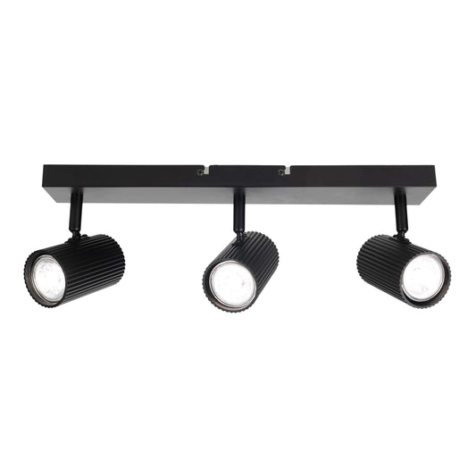 3er Spot-/Deckenleuchte "TINNIS" L: 41cm schwarz