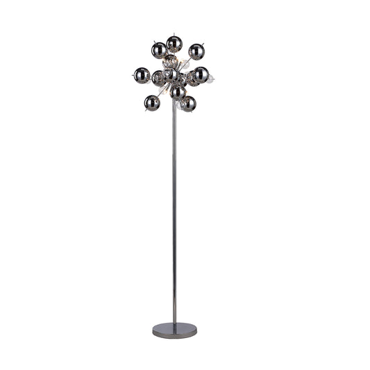 Stehleuchte "EXPLOSION" H: 169cm chrom