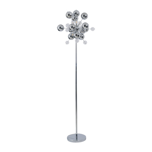 Stehleuchte "EXPLOSION" H: 169cm chrom