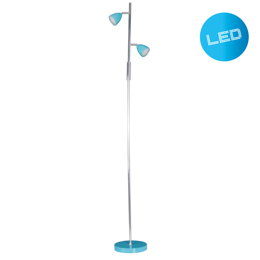 2er LED-Stehleuchte "AARON"