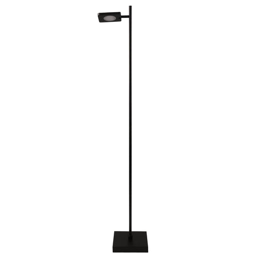 Stehleuchte - LED Akku-/ Stehleuchte "LUPA" H:135cm schwarz, Stehlampe im Design Style, aus Metall in schwarz, 135 cm hoch, Ø 20 cm, inkl. LED dimmbar Akkubetrieb Akku- und Netzbetrieb Berührungssensor