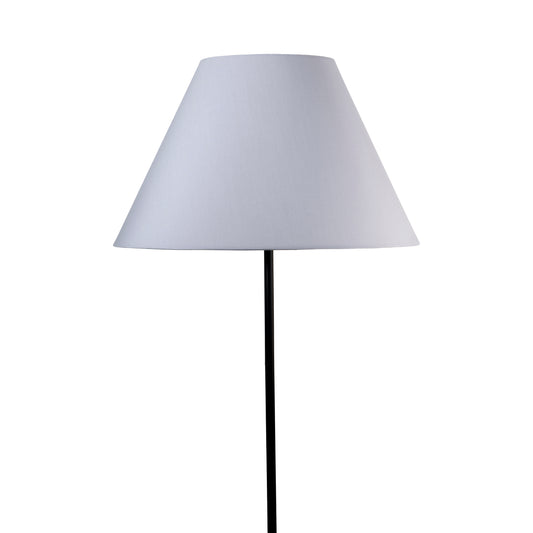 Stoffstehleuchte "JUNO" grau h: 154cm