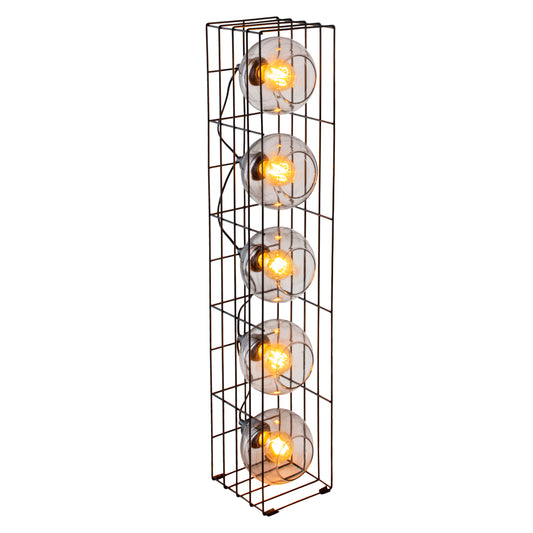 Glas-Stehleuchte "CESTA" H: 95cm
