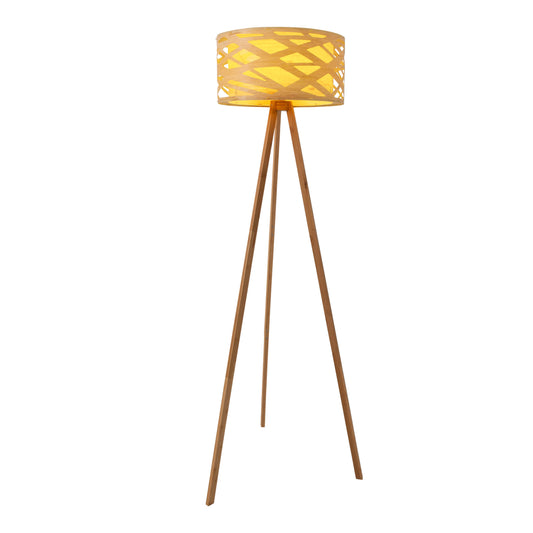 Stehleuchte "FINJA" H: 148 cm natur