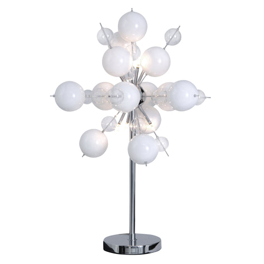 Tischleuchte "EXPLOSION" H: 73cm weiß